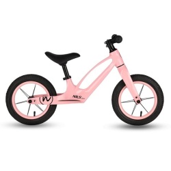 Bicicleta de echilibru NILS FUN RB901 12'', Roz - Img 5