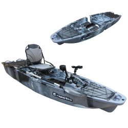 Caiac cu pedale pliabil inSPORTline Rhoner Urban Camo
