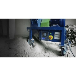 Concasor portabil pt. piatra, granit, marmura, caramida, beton 1,5mc/h , 4kW - CXSA-Triton-400V - Img 3