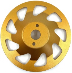 Cupa diamantata segment tip ventilator - Beton/Abrazive 180x22.2mm Premium - DXDY.PSCC.180 - Img 2