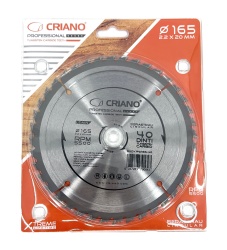 Disc Premium TCT - panza de fierastrau circular pentru taiat lemn, 165x20/16 cu 40 dinti din carbura de tungsten (vidia) - DXDY.PW165-40 - Img 4