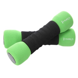 Gantere aerobic HMS CM07 2x1.5kg Verde - Img 1