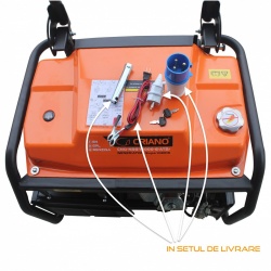 Generator de curent 5.5 kW SuperHIBRID (GPL + Gaz Natural + Benzina) cu posibilitate de Automatizare - CRIANO - CNO-NRG-7000-G-ATSr - Img 5