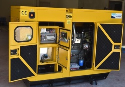 Generator stationar insonorizat DIESEL, 72kVA, motor Baudouin, Kaplan KPB-72 - Img 3