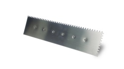 Gletiera dintata cu maner din lemn 48cm, 6mm - RUBI-65958 - Img 2
