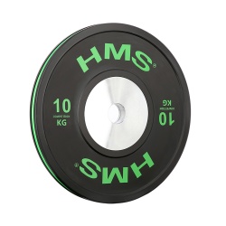 Greutate Bumper Plate 10 kg/51 mm HMS BTBR10 - Img 2
