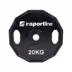 Greutate cauciucata 20kg/31mm inSPORTline Ruberton - Img 1
