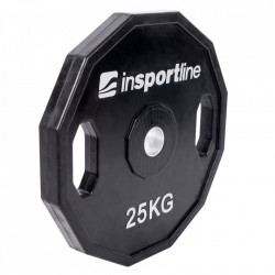 Greutate cauciucata 25kg/31mm inSPORTline Ruberton - Img 2