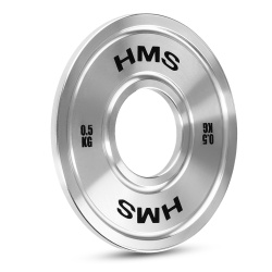 Greutate olimpica otel HMS TOS02 0.25 kg/50 mm - Img 2