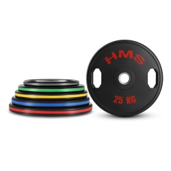 Greutati olimpice cauciucate HMS TOG05 2 x 5 kg/50 mm - Img 3