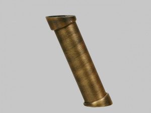 Grile metalice E5801 consolă înclinată 50x200 mm, antichizat metal