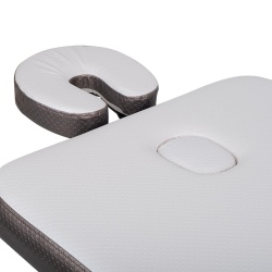 Masă de masaj din aluminiu cu 2 secțiuni inSPORTline Kiyora (186 × 70 × 62,5–85,5 cm)