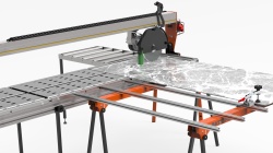 Masa modulara de lucru pt. placi ceramice de dimensiuni mari, 150cm, Multi Bench - Battipav-11201 - Img 2