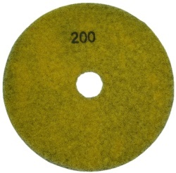 Paduri / dischete diamantate brazate in vacuum pt. slefuire uscata #200 Ø125mm - DXDY.DRYPADVACU.125.0200 - Img 4