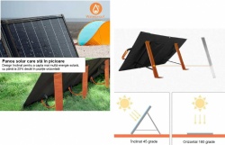 Panou solar portabil din siliciu monocristalin cu eficiență ridicată 240W - CNO-PS240W - Img 2