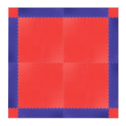 Piesa laterala covor de protectie puzzle inSPORTline Simple Albastru- 2 bucati - Img 7