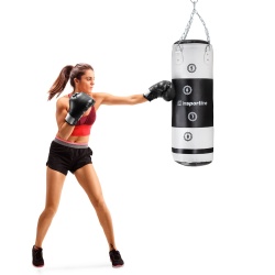 Sac de box inSPORTline Robkin 25 kg Negru/Alb - Img 5