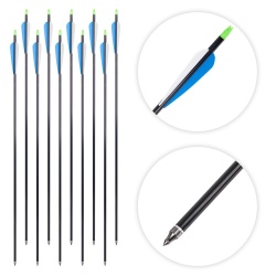 Săgeți din aluminiu cu vârfuri înșurubabile inSPORTline Aluson 30” – 10 buc.