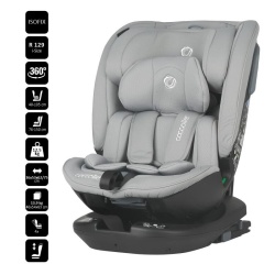 Scaun auto rotativ iSize Coccolle Velsa Neutral grey - Img 5