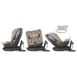 Scaun auto rotativ iSize Coccolle Velsa Taupe brown - Img 5