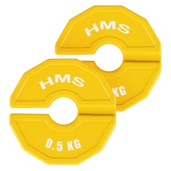 Set greutati cauciucate HMS TSN100 2x1 kg/35 mm