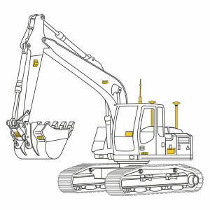 Sistem de ghidare pentru Excavator Topcon 3D GPS - Img 1