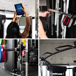 ARES PRO TRAINING GATE WITH PULL-UP BAR AND STACK COMMERCIAL HMS - Img 8