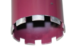 Carota diamantata segment Turbo Laser 3DTECH pt. beton armat diam. 102 x 450 (mm) - ULTRA Premium - DXQZ.3D1117.102 - Img 7