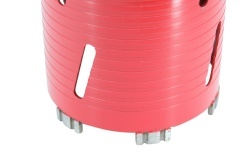 Carota diamantata Super PREMIUM ø127mm x 180mm x M16 pentru gaurire Beton armat, Zidarie, Granit - DXQZ.REDCORE.127 - Img 7