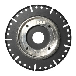 Disc brazat în vacuum pentru taiat Metal / PVC 125x22.2 (mm) - BIHUI-DCWMB5