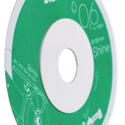 Disc diamantat DiStar Shine ultra-subtire (0.6mm) pt. Gresie portelanata, placi ceramice - 125x22.23 (mm) Super Premium - DiStar-11127457030 - Img 2