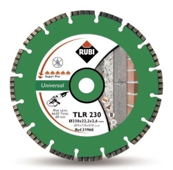 Disc diamantat pt. materiale de constructii 230mm, TLR 230 SuperPro - RUBI-31968