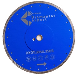 Disc DiamantatExpert pt. Gresie ft. dura portelanata, Granit - Turbo 350x30mm (cu inel reductor de 25,4mm) Premium - DXDY.3956.350 - Img 7