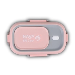 Lunchbox Nava We care 800 ml roz - Img 3