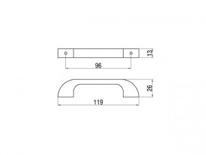 MÂNERE F 525-96 96 STEJAR NATUR LEMN - Img 2