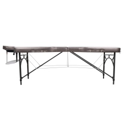 Masă de masaj din aluminiu cu 2 secțiuni inSPORTline Kiyora (186 × 70 × 62,5–85,5 cm)