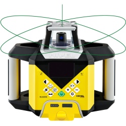 Pachet nivelă laser rotativă Nivel System NL620G Digital, cu receptor RD600 Digital, cu pante manuale X/Y și funcție TILT, trepied SJJ32, stadie LS35