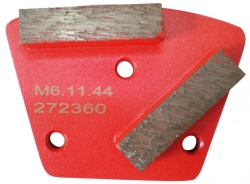 Placa cu segmenti diamantati pt. slefuire pardoseli - segment mediu (rosu) - # 30 - prindere M6 - DXDH.8506.11.43