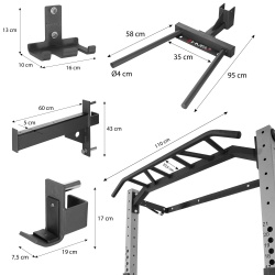 Power rack pliabil HMS KLT22 - Img 12