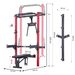 Power rack pliabil HMS KLT22 - Img 11