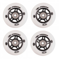 Roti WORKER 76 mm si rulmenti ABEC-7 Chrome - set 4 buc. - Img 1