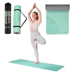 Saltea Yoga HMS YM10 TPE, Albastru Inchis - Img 2