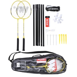 Set Complet Badminton Wish Alumtec 4466 Galben - Img 10
