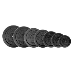 Set discuri fonta 2x7 bucati inSPORTline CastCzech 2 x 0.5-20 kg 30 mm - Img 1