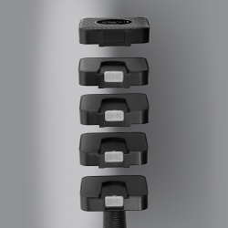 Set gantere reglabile HMS HL02 2 x 5 KG, negru - Img 6