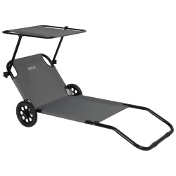 Sezlong cu roti Nils NC3307, albastru - Img 1