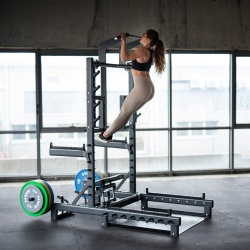 SMP01 MULTIFUNCTIONAL STAND WITH WEIGHTLIFTING AND HIP THRUST PLATFORM COMMERCIAL HMS - Img 11