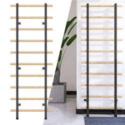 Spalier inSPORTline Wootamax 220 x 80 cm cu bare tractiuni si bare paralele - Img 2
