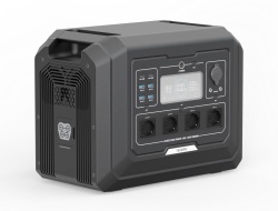 Statie acumulator portabil cu incarcare rapida - FastCharge, LiFePO4 - Generator Solar Power Station - 2000W, 1024Wh - CNO-PS1 - Img 2