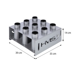 Suport Bare Olimpice HMS STR35, pentru 9 bare - Img 3